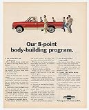 1970 Chevy Pickup Truck 8-Point Body-Building Print Ad (19972)