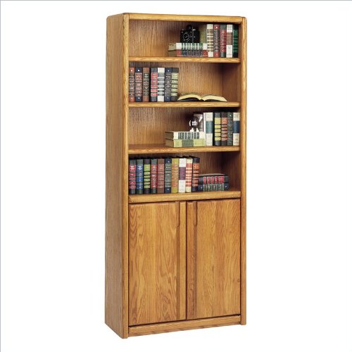 Christmas Kathy Ireland Home by Martin Furniture Contemporary Solid Wood Bookcase in Oak Deals