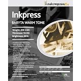 Inkpress BW851125 Baryta Warm Tone Inkjet Paper 8.5X11IN. 25 Sheets