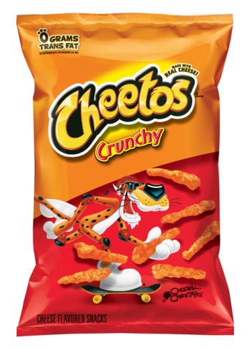 Cheetos Crunchy Cheese Puffs, 2.875 Ounce Bags (Pack of 34) by Cheetos
