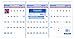 At-A-Glance 23.5 x 12 Inches Wirebound Three-Month Horizontal Wall Calendar for 2015 (PM1428)