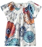 Tea Collection Baby-girls Infant Cape Lily Smocked Flutter Top