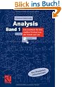Analysis Band 1 (German Edition)