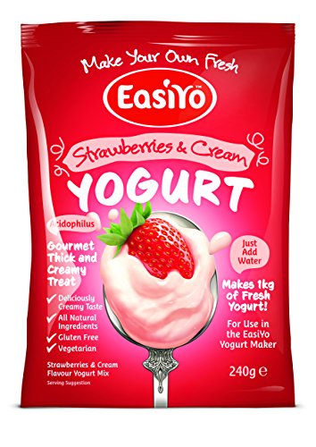 EasiYo Yogurt Mix - Strawberries & Cream