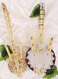 18 Hand-Carved Kora From Mali - Traditional African Musical Instrument