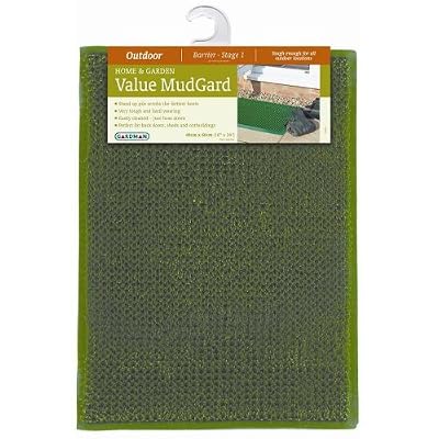 Gardman green plastic mud outdoor door mat boots/shoes