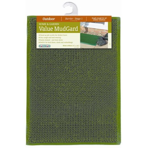 GARDMAN GREEN PLASTIC MUD OUTDOOR DOOR MAT BOOTS/SHOES