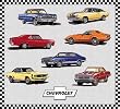 Chevy Muscle Cars Cotton Coverlet