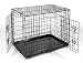 36" Black Metal Dog Cage, Dog Crate - Anti Rust - [36" x 23" x 26"]
