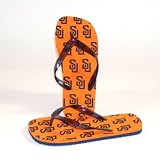 Syracuse Orange Printed Flip Flops
