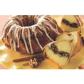 Cinnamon Swirl Walnut Crown Cake