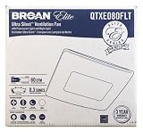 : Broan Qt Series Fan With Light 80cfm (QTXE080FLT)