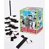 Citiblocs 54 Piece Black and White Wooden Plank Building Set