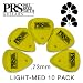 Paul Reed Smith PRS Delrin Touring Pick Pack - Ten (10) Light-Med - Yellow, 0.73mm Premium Guitar Picks