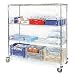 Quantum Storage Systems CC247263CVZ Wire Cart Cover with Zipper Flap, 10 Gauge Vinyl, Clear, 24" Width x 72" Length x 63" Height