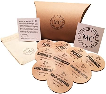 Moment Coins - Fruit of the Spirit Collectible Coin Set to Reward Your Kids