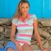 O`Neill Poloshirt Frauen, rose/grün/hellblau