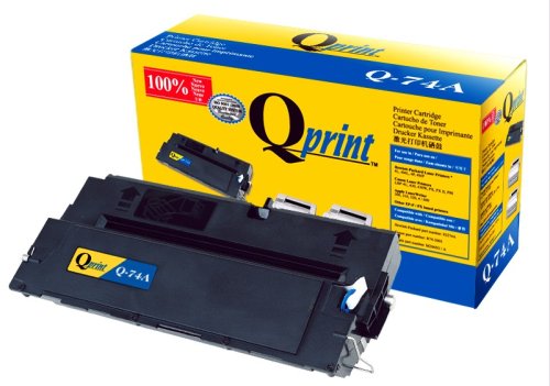 Q-Imaging Q-Print New Replacement Toner Cartridge for HP 92274A, Canon R74-2003, Apple M2045G / A (Q-74A)