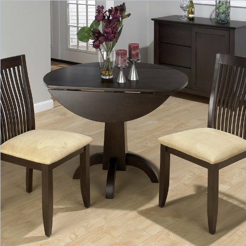 Jofran3 Piece Conventional Height Dining Set in Dark Chianti