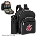 Washington State Cougars NCAA "Sorrento" Insulated Picnic Backpack (Black/Grey)