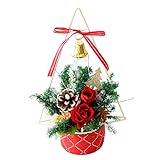 花由 プリザーブドフラワーのクリスマスツリー　ノエルレッド