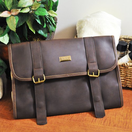 Personalized Men's Gold Ink Stamping Grooming Kit