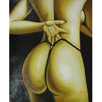 20X24 inch Abstract Oil Painting Sexy Naked Girl