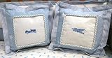 Review KidsLine  / Silhouette Blue Throw Pillow - Set of 2 - Images on pillow may vary from what is shown