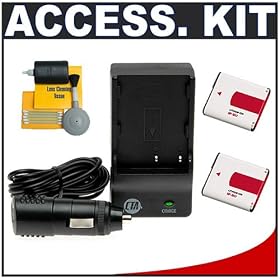 2 Replacement Sony NP-BG1 Batteries and Mini Battery Charger for Sony Cyber-Shot DSC-N1,... by CTA