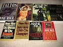 Set of 8 Vampire Chronicles by Anne Rice~Interview With The Vampire/The Witching Hour/The Queen of the Damned/Merrick/The Vampire Lestat/Vittorio the Vampire/Taltos Lives of the Mayfair Witches/Violin