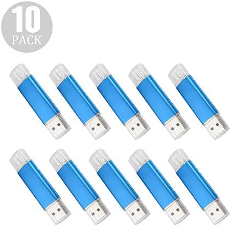 ABAZAR 10pcs 16gb Usb Flash Drive Usb otg 2.0 Flash Drive Memory Stick Fold Storage Thumb Stick Pen Blue A902