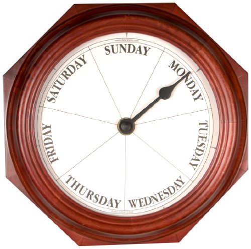 DayClocks Inc. Classic Mahogany DayClock