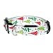 Dog Collar, Itery LED Flashing Lights Dog Collar Pets LED Flash Collar Christmas Tree (White, M)