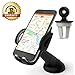 Car Mount Phone Holder Cradle, Geekee 3-in-1 Universal Car Phone Mount Air Vent Dashboard Mount Windshield Mount for iPhone Samsung Galaxy (3in1 Grey)