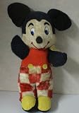 Vintage 1950s Disney Mickey Mouse Plush Doll