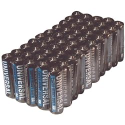 UPG D5322/D5922 Super Heavy-Duty Battery Value Box (AA; 50 pk)