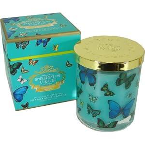 Sugarcane and Lemongrass Portus Cale Castelbel Boxed Transferware Glass Jar Candle