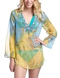 Raviya Women's Printed Tunic Cover-Up
