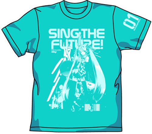 Cover image : 初音ミク 初音ミクグラフィックTシャツ ターコイズブルー サイズ:M