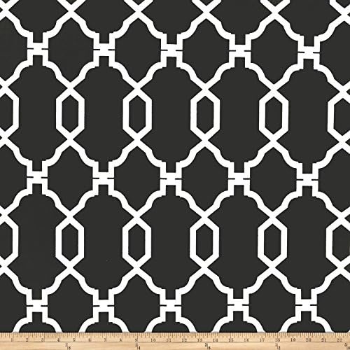 World Wide Cities Black Fabric