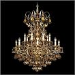 New Orleans Fourteen Light Chandelier Finish / Crystal Color: French Gold / Strass Golden Teak