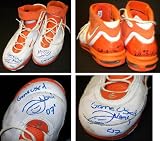 Joakim Noah Florida Gators Autographed Game Worn Shoes with GAME WORN 07 Inscription