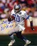 Billy Sims Detroit Lions - Action - Autographed 8x10 Photograph with 80 ROY Inscription