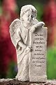 GRABSCHMUCK ENGEL TRAUERENGEL MIT SPRUCH NEU