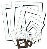 Inovart Picture-It White Pre-Cut Art Frames In Bulk