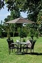 West Virginia 4 seater garden / patio furniture table and chairs
