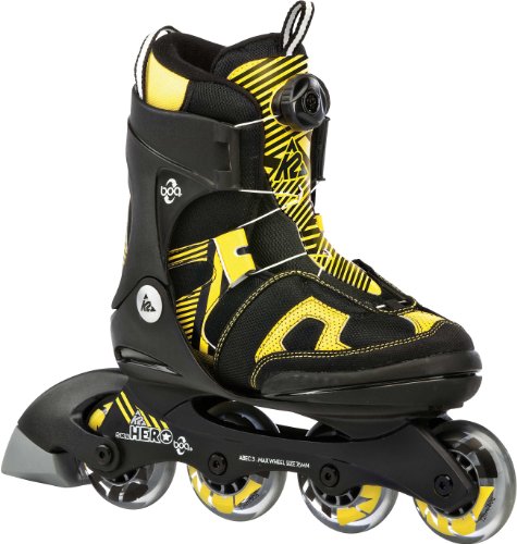 K2 Kinder Skate SK8 Hero Boa, schwarz, EU 29-34, US 11-2 , 3020004