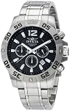 Best Buy Invicta Men’s 1501 Chronograph Black Dial Stainless-Steel Watch Chronograph Watch