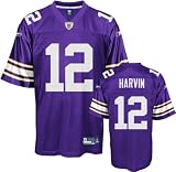 Percy Harvin Purple Alternate Reebok NFL Replica Minnesota Vikings Jersey - Large