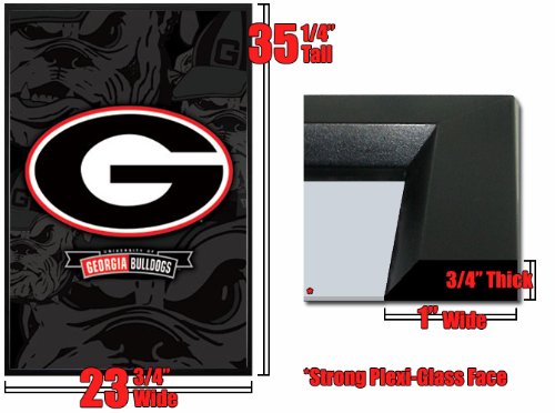 Framed University Of Georgia Bulldogs Poster Fr3842